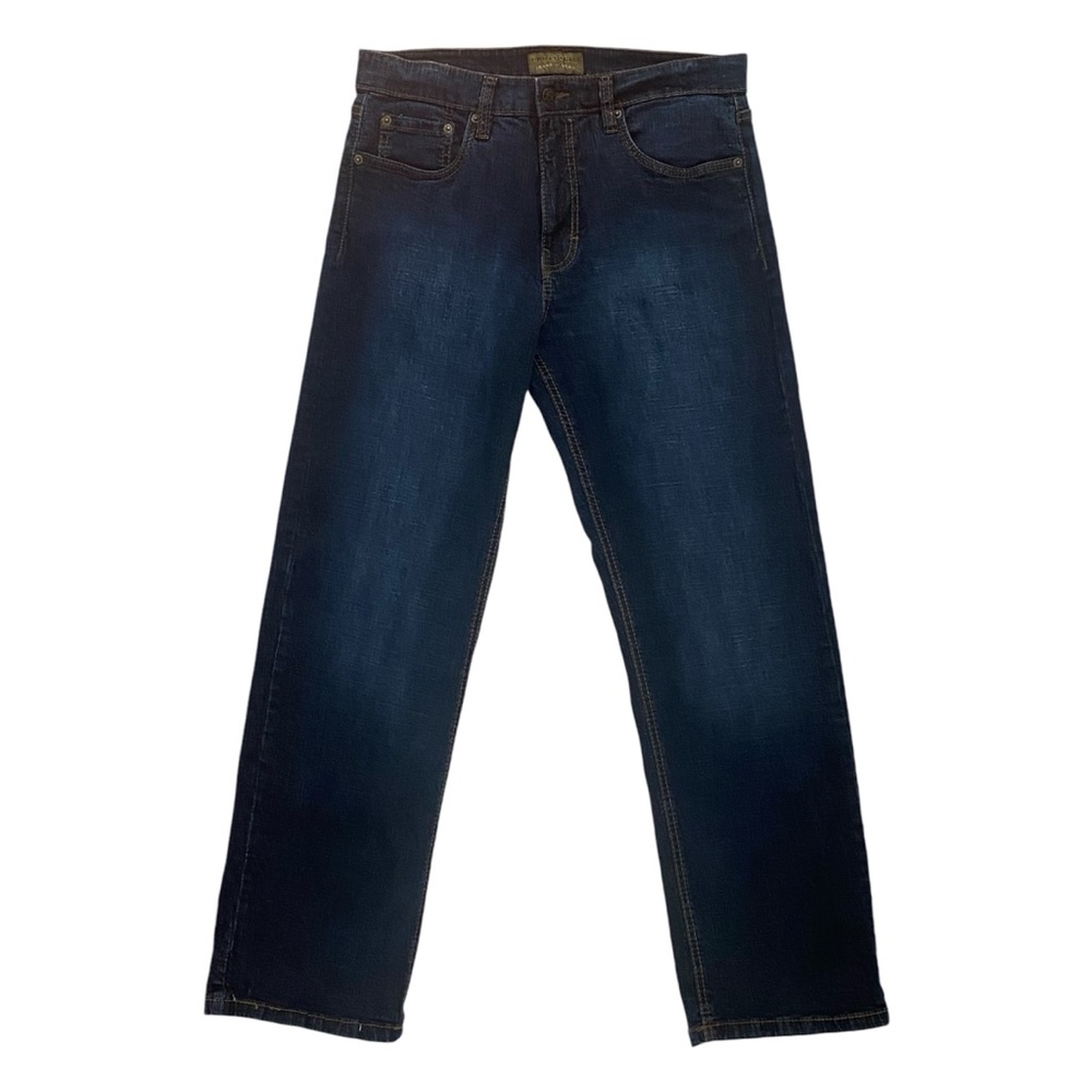 Urban Star Mid Rise Relaxed Fit Straight Leg Jeans Dark Wash Denim Men's Size 32
